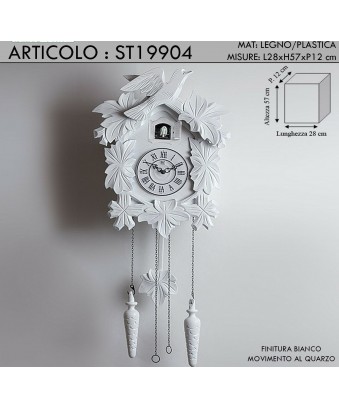white wall clock